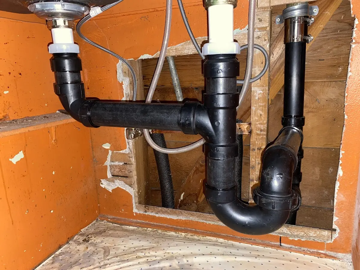 Professional Toilet Repair equipment and tools on the job in Marathon